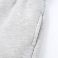 thumbnail image 5 of Lindbes DxhmoneyHX Boys Girls Two Pieces Set Unisex Kids Long Sleeve Pullover Sweatshirt Elastic Waist Shorts Pockets Solid Set, 5 of 5