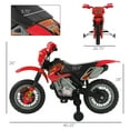 thumbnail image 2 of Qaba 6V Kids Motorcycle Dirt Bike Electric Ride-On Toy for 3-6 years Child, 2 of 9