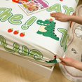 1pc Bed Cover Cotton Fitted Sheet Skinfriendly Bed Linen Printed