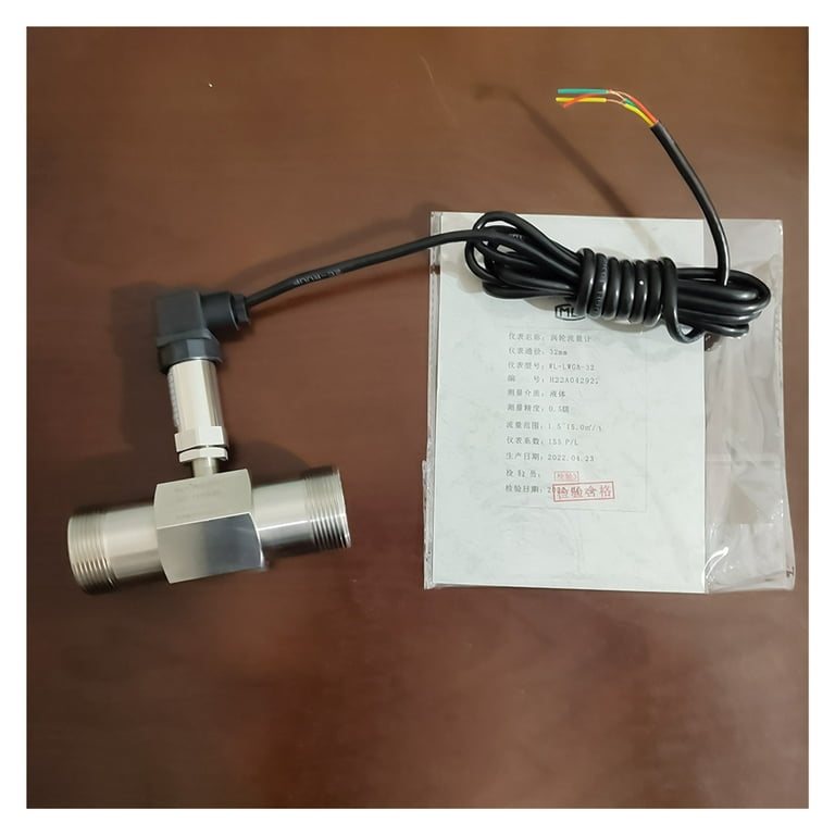 Piekstroommeter Turbine-flowmeter van roestvrij staal, 4-20