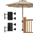 thumbnail image 5 of Umbrella Stand Umbrella Clamp Mount Bracket for Deck Railing, 2Pcs, 5 of 8