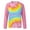 X2Pink, variant on lnmuld Kids UPF50 Sun Protection Long Sleeve Rash Guard Gradient Palm Tree Print Swim Shirt for Boys Girls Light Blue,13-14 Years