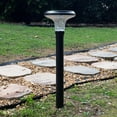 thumbnail image 4 of Gama Sonic Vantage Bollard Solar Pathway Light, 200 Lumens Warm White 2700K LED, Waterproof Outdoor Landscape Lights, 4 of 10