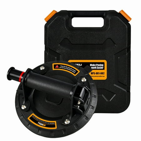 

ODIKALA Glass Suction Cup Vacuum Glass Lifter with Metal Handle and Brass Pump Heavy Duty Vacuum Lifter for Granite & Glass Lifting Window Replacement 165lbs Load Capacity with Free Carrying Case