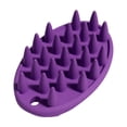 thumbnail image 3 of Bath Brush for Dogs with Soft Silicone Bristles, Deshedding Brush for Cats for Gentle Grooming, Rubber Curry Brush for Bathing, 1 Count, 3 of 8