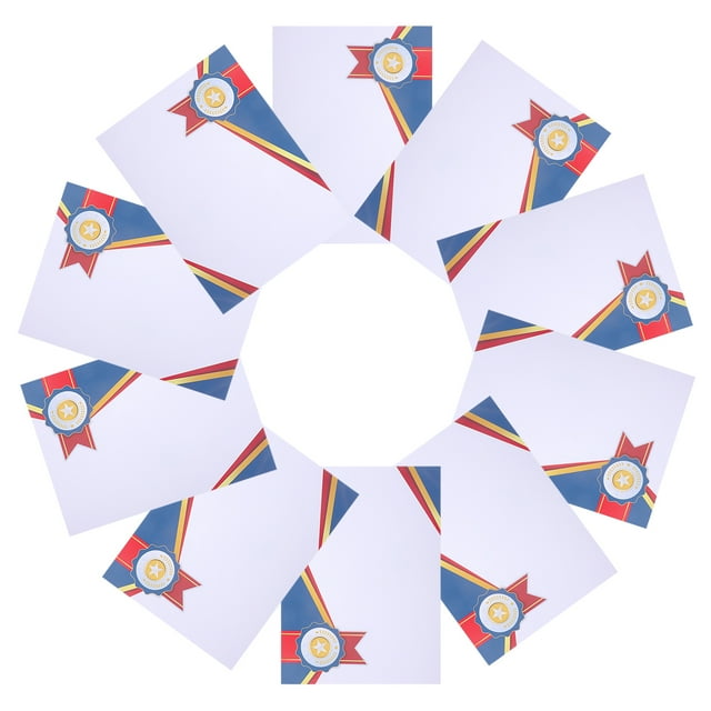 HOOWIFFY Printable Certificate Paper Assorted Colors Coated Material for Diploma and Award Documents