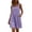 Purple, variant on Tqcoqu Womens Overalls Summer Dress Sleeveless Short Dress Casual Beach Vacation Outfits with Pockets,Beige,Women's S-XXXL