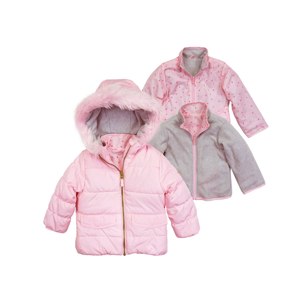 Oshkosh B'gosh OshKosh Toddler Girls Winter Coat 4 in 1 Heavyweight