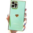 thumbnail image 1 of Compatible con iPhone 13 Pro Max Case Square, protección completa de lente de cámara de lujo, 1 of 5