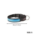 thumbnail image 2 of USB Rechargeable Multicolor LED Pet Collar with Battery Indicator Adjustable Glow for Nighttime, 2 of 6