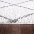 thumbnail image 2 of Dynamic Rugs SI245920110 2 ft. x 3 ft. 3 in. Silky Shag 5920 Rectangle Contemporary Rug - 110 Ivory & Silver, 2 of 2
