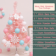 thumbnail image 2 of PIX-LINK Árbol de Navidad 60cm Mini árbol de Navidad Artificial luz LED Navidad decoración del hogar regalo árbol flocado copo de nieve árbol de Navidad lyd modelStyleType, 2 of 2