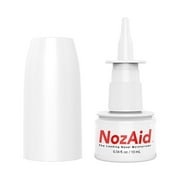 NozAid Nasal Moisturizer Spray w/ Sesame Oil .34 oz Barrier to Pathogens Virus Bacteria Moisturizing Lubricant for Dry, Crusty, Cracked, Stuffy Nose Relief, Nosebleeds, Preservative Free b