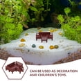 thumbnail image 3 of KAKOWELY 1Pcs Brown Platform Model Tank Landscaping Decoration PP Plastic Staircase Micro Landscape Terrariums, 3 of 8