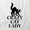 thumbnail image 2 of Crazy Cat Lady T-Shirt | Cute Pets White Tee Gift, 2 of 5