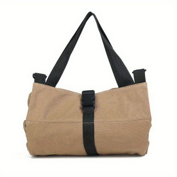 Portable Hanging Tool Bag Multiple Pockets Carrier Handbag Wrench Screwdriver Drill Bit Holder Multifunctional Roll Up Tool Bag