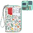 thumbnail image 2 of Funda para pasaporte, cartera Fintie Family, de nailon, con bloqueo RFID, 2 of 8