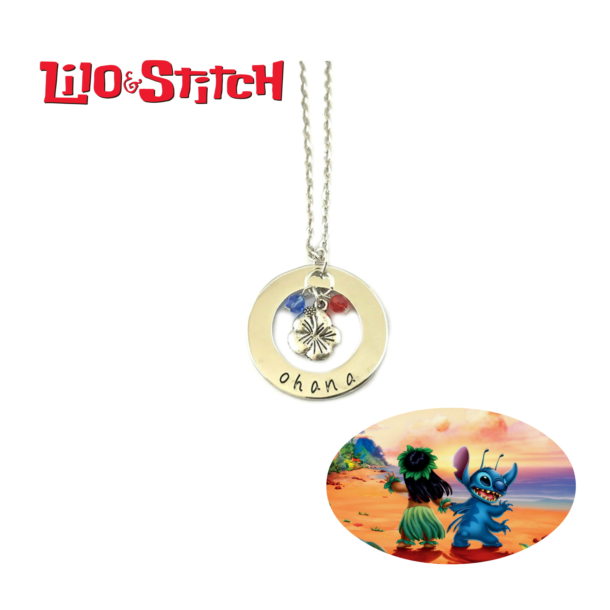 Blingsoul Lilo Gifts for Girls Lilo Necklace Jewelry Merchandise for Women