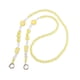 thumbnail image 5 of Cordón de cuentas para teléfono, pulsera de 120 cm de largo, ideal para fiestas, viajes y mochilas. Amarillo, 5 of 9