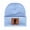 天蓝色, variant on Novel Bigfoot Beanie Hat with Love Gesture Design & Leather Label - High Elasticity Acrylic Heavyweight Knit, One Size Fits All, Perfect Gift Ideav