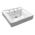 thumbnail image 1 of Fauceture EV2018W38 Concord Ceramic Recessed Drop-In Bathroom Sink, White, 1 of 5