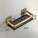 thumbnail image 5 of 2 Piece Wall-Mounted Aluminum Storage Shelf, Shower Organizer Caddy Bathroom Shelves, Kitchen Organizer Shelf Home Decor, 5 of 5