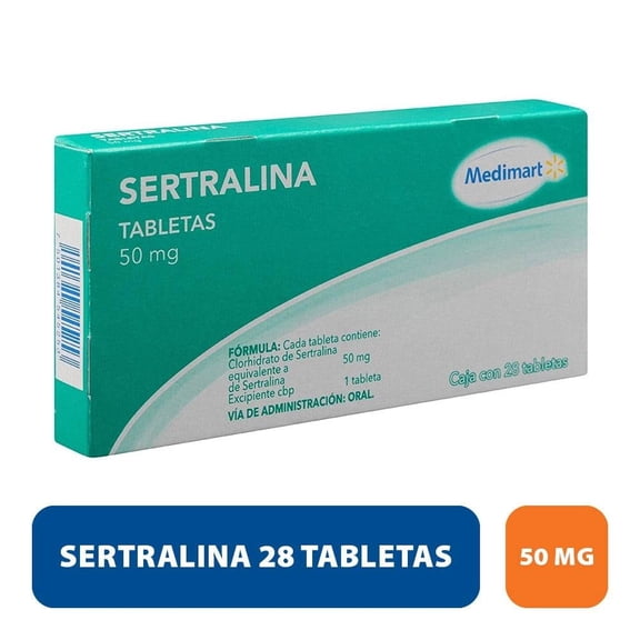 Sertralina Medimart 50 mg, 28 tabletas