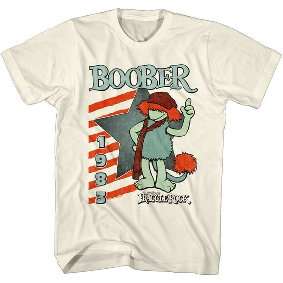 Fraggle Rock Boober Star Natural Adult T-Shirt
