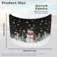 thumbnail image 7 of Uorisanigo Car Hood Cover, Universal Fit for Cars, Truck, Van, SUV, Elastic Fabric, Waterproof Polyester Snowy Christmas Yeti Hood Covers for Cars, Easy Installation, Effortless Maintenance, 7 of 7