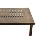 thumbnail image 3 of Traditional Outdoor Aluminum 95-in Rectangle Large Patio Dining Table, 3 of 5