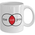 thumbnail image 2 of Mug for Couples Me You Us Surprise Them With This? They'll Love Their Personal Coffee Tea Cup, 2 of 2