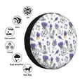 thumbnail image 4 of Lsque Lavender Bicycle Pattern Tire Covers - Tough Tire Wheel Protector for Truck, SUV, Trailer, Camper, RV-14 inch, 4 of 6