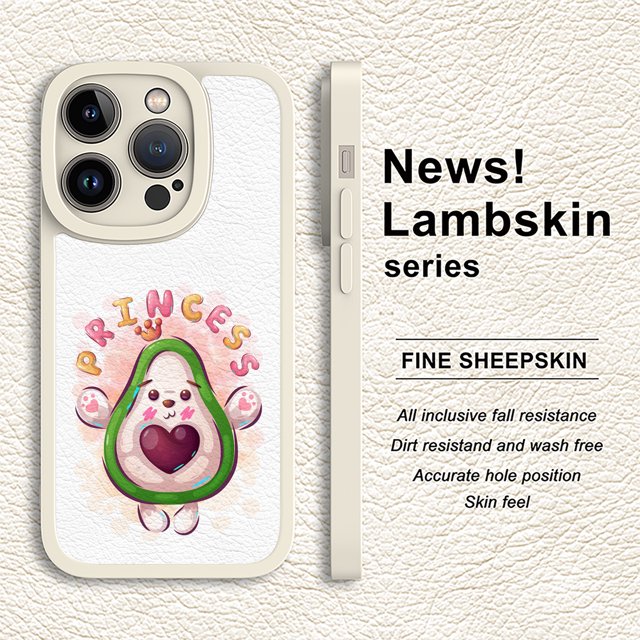 Exprésate con esta funda de teléfono de goma TPU con estampado de dibujos animados simple y creativo para iPhone