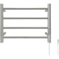 thumbnail image 3 of Towel Warmer Heated Towel Rack All-Night Warm Bathroom Plug-in Heated Drying Rack with Timer Fast Heating (Chrome  Bars), 3 of 3