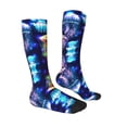 thumbnail image 3 of Balery Transparent Jellyfishes Fun Novelty Socks Men'S Women'S Crew Socks Funny Crazy Novelty Socks Quirky And Cool Socks, 3 of 9