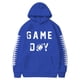 thumbnail image 3 of MHFRRA Sudadera con Capucha para Hombre, con Estampado de Fútbol, Informal, Holgada, para Uso Diario, Cómoda y Cálida Azul, 3 of 3