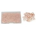 thumbnail image 1 of Paper Clips, 150Pcs Cute Paper Clips Heart Shaped Style Paper Clips Exquisite Electroplated Anti Slip Fancy Paperclips For Home And Office, 1 of 8