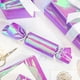 thumbnail image 4 of Papel para envolver regalos, color morado, iridiscente, 43 cm x 10 m, 4 of 6