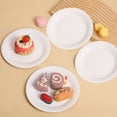 thumbnail image 5 of Bulk Disposable Paper Plates for Parties - 50PCS 6 Inch White Dinner Plates for DIY Decorating Birthday Events*2 Pack, 5 of 7