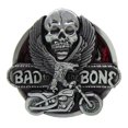 thumbnail image 4 of "Malo Para El Hueso" Skull Flying Eagel Motorcycle Metal Belt Hebilla Cowboy Sunnimix Malo a la hebilla del cinturón óseo, 4 of 5