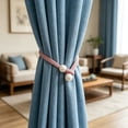 thumbnail image 6 of Viflosae Curtain Ties Curtain Holders Pearl Decorative Curtain Tiebacks Non Elastic Woven Cord Holdbacks for Drapes Set Of 2, 6 of 7