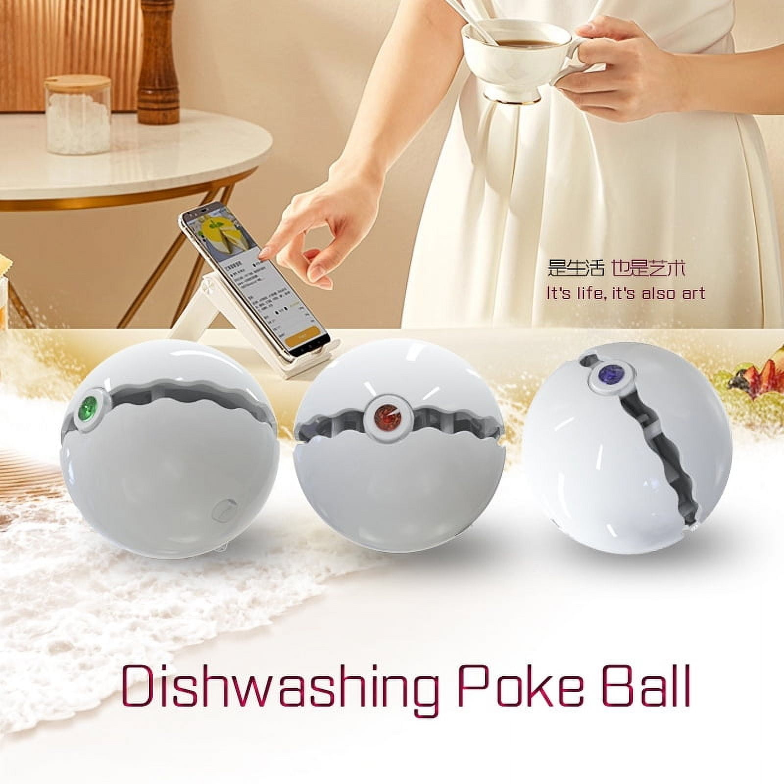 Portable Ultrasonic Dishwasher, Mini Countertop Dishwashing Machine for Sinks, A Compact and Water-Saving Solution for Apartments, RVs, and Camping