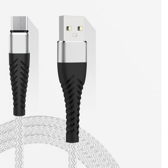 1M 2M 3M Charging Cable Fast Phone Charger Long Lead USB Type C Cable Type-C Charger Micro USB Cables USB C Cable WHITE 2M