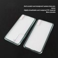 thumbnail image 3 of Smartphone Magnetic Case, Double Sided Glass Green Metal Full Wrap Phone Protective Case Dustproof  for S22, 3 of 7