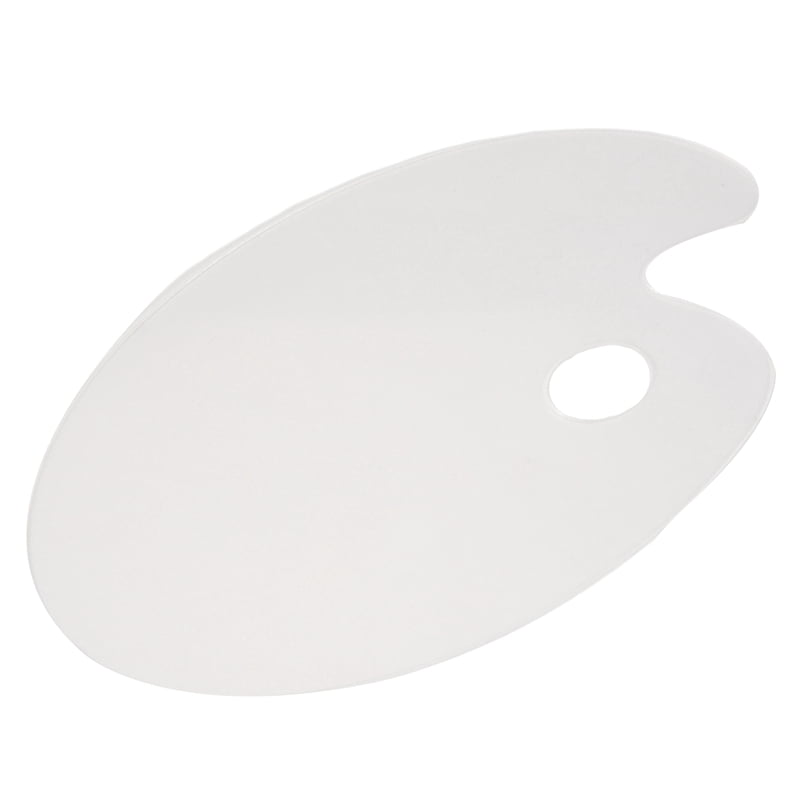 2 Pack Clear Acrylic Paint Palette 10 x 6 Inches Art Palette for DIY Art Craft Painting