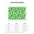 thumbnail image 5 of Yiaed Green Lizard Print Blanket Throw Blanket Soft Cozy Flannel Blanket for Home Bed Sofa Couch Chair-50"x40", 5 of 6