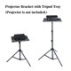 thumbnail image 2 of Soporte para Proyector T160 con Bandeja Plegable, Altura Ajustable hasta 160cm, Ideal para Presentaciones y Cine en Casa, Color Negro, 2 of 6