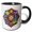 Black/White, variant on 3drose, Proud New Yorker Man Mandala Art. Stunning Patriotic Gift for Him, 11oz Magic Transforming Mug
