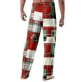 thumbnail image 3 of Hearthz Christmas Pajama Pants Mens Drawstring Elastic Waist Lounge Pants for Men Funny Print Wide Leg Sleepwear Pj Bottoms, 3 of 5