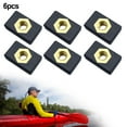 thumbnail image 2 of Lefu 6x Copper Sliding Nut Side Mount Slide Track Rail for Kayak Boat Canoe, 2 of 9